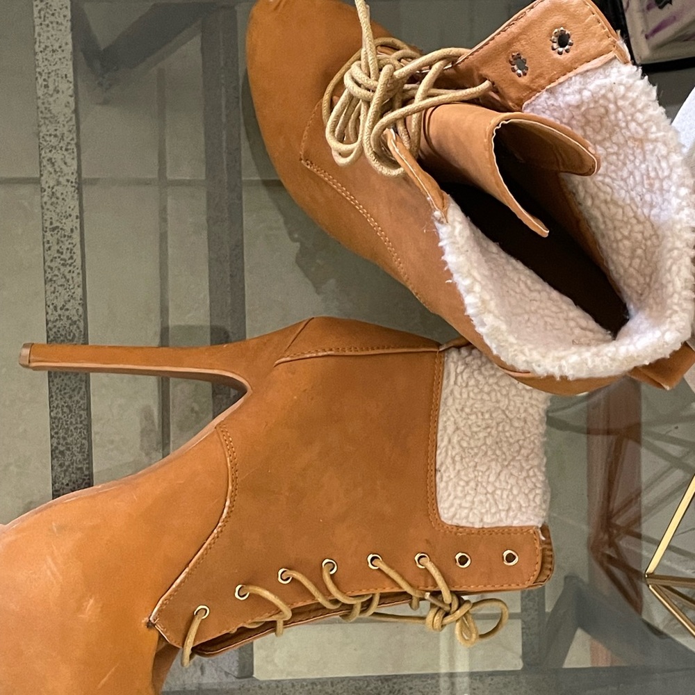 Tan colored heels